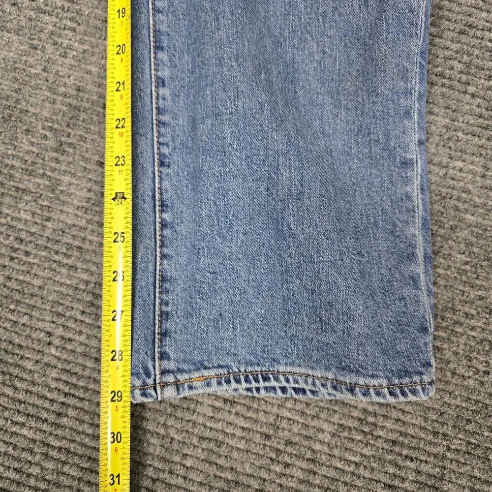 Levis 511 Premium Jeans Mens 38x30 Blue Slim Fit Stretch Denim Stained
